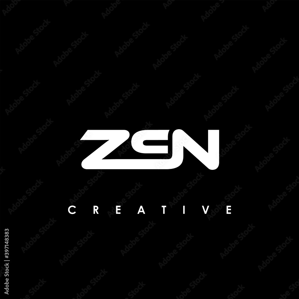 ZSN Letter Initial Logo Design Template Vector Illustration	
