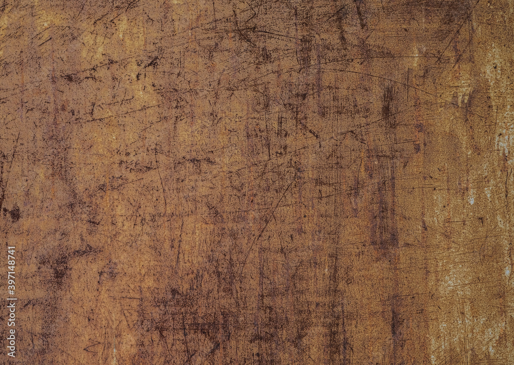 Fototapeta premium Old rusty painted iron
