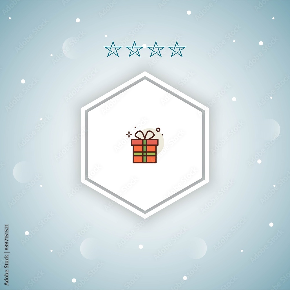 present vector icon modern present vector icon modern