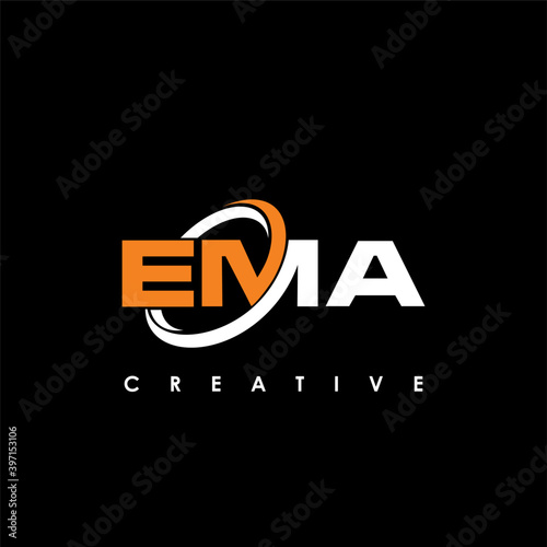 EMA Letter Initial Logo Design Template Vector Illustration	
