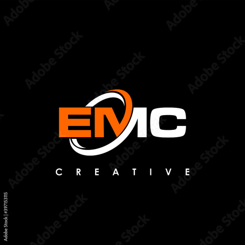 EMC Letter Initial Logo Design Template Vector Illustration	
 photo