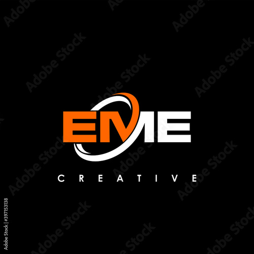 EME Letter Initial Logo Design Template Vector Illustration	
 photo