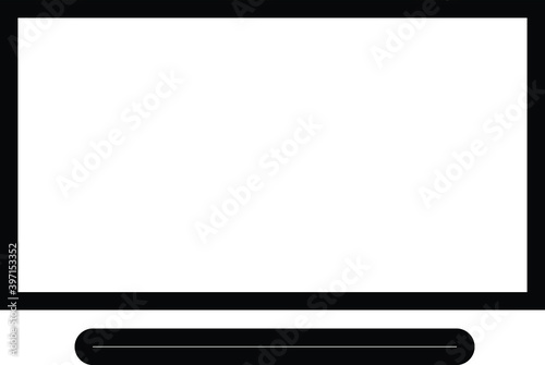smart tv icon vector