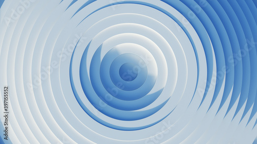 Abstract background with circles in waves