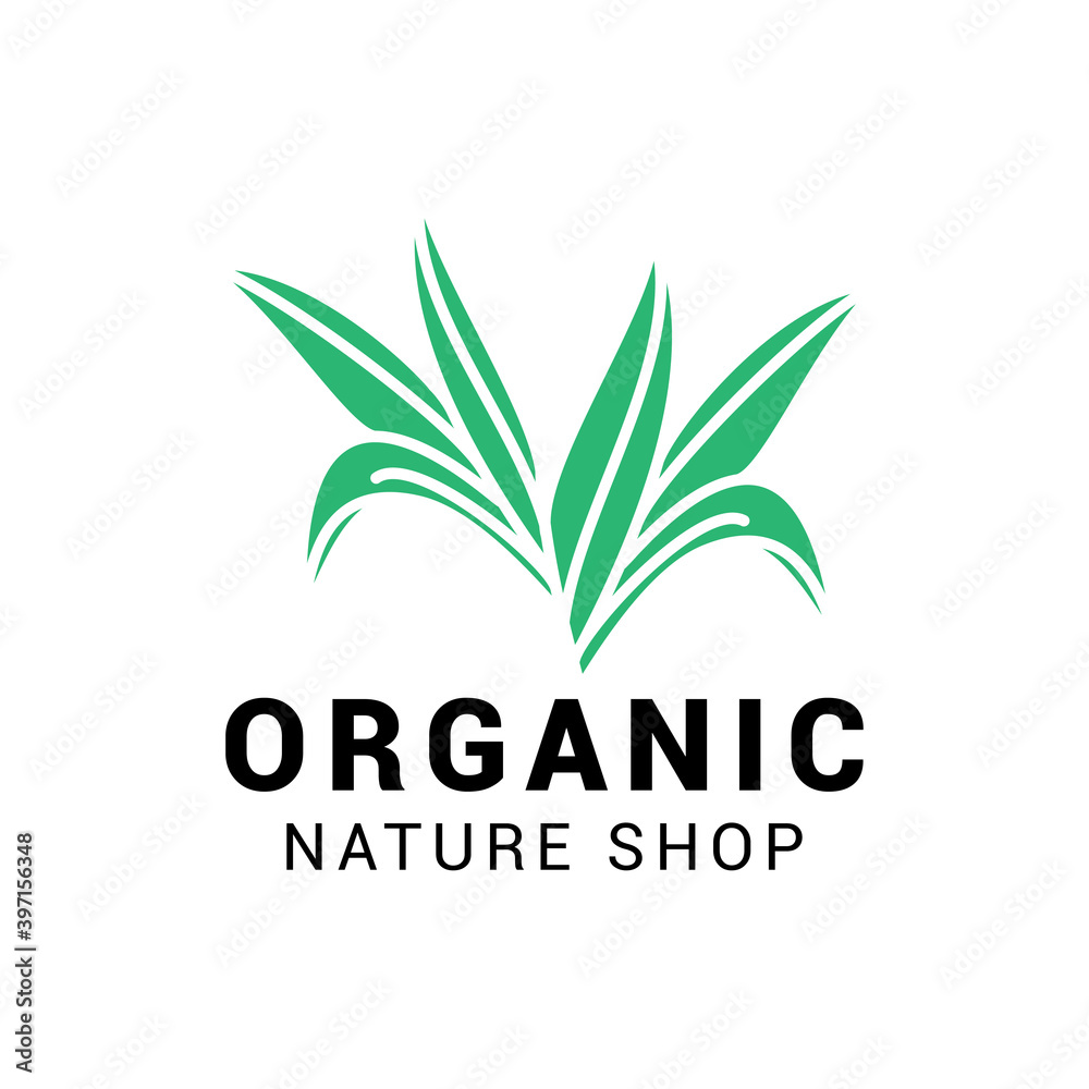 Natural business logo collection in minimal style Vector template.