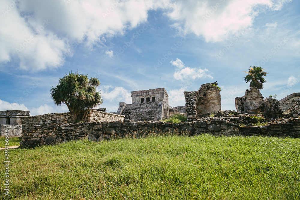 The ancient Mayan city on the Caribbean coast Tulum