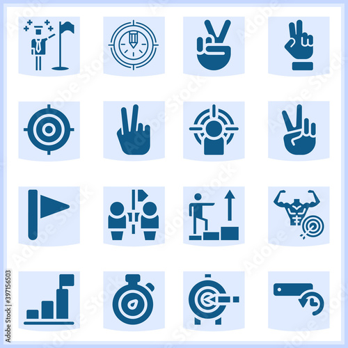 Scored  related simple set. 16  filled