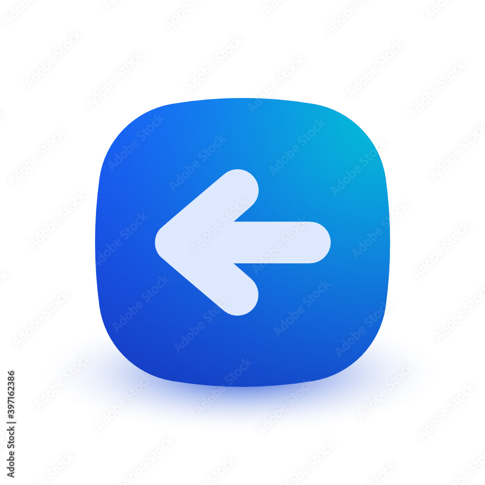 Arrow Backward - Button Arrow Backward - Button