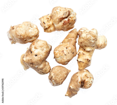 Ginger root isolated on a white
