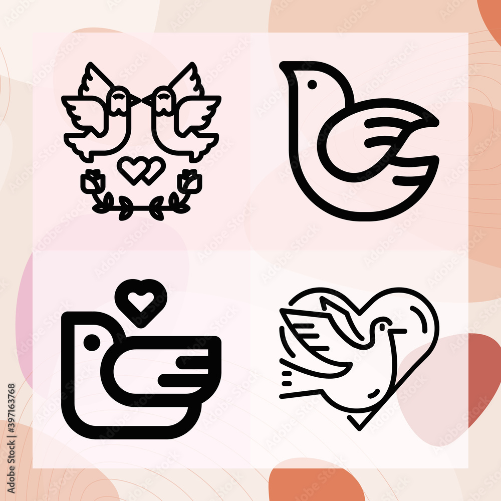 Simple set of slipped related lineal icons Stock Vector | Adobe Stock