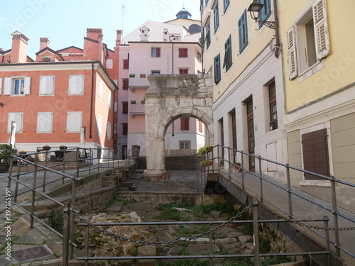 Richard's Arch in Trieste, which represented the entrance to the monumental area on San Giusto hill