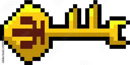 ドット絵・鍵 Pixel Art / Key