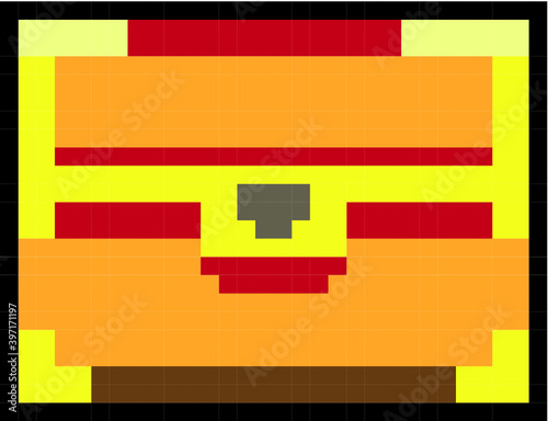 ドット絵・宝箱 Pixel Art / Treasure Chest