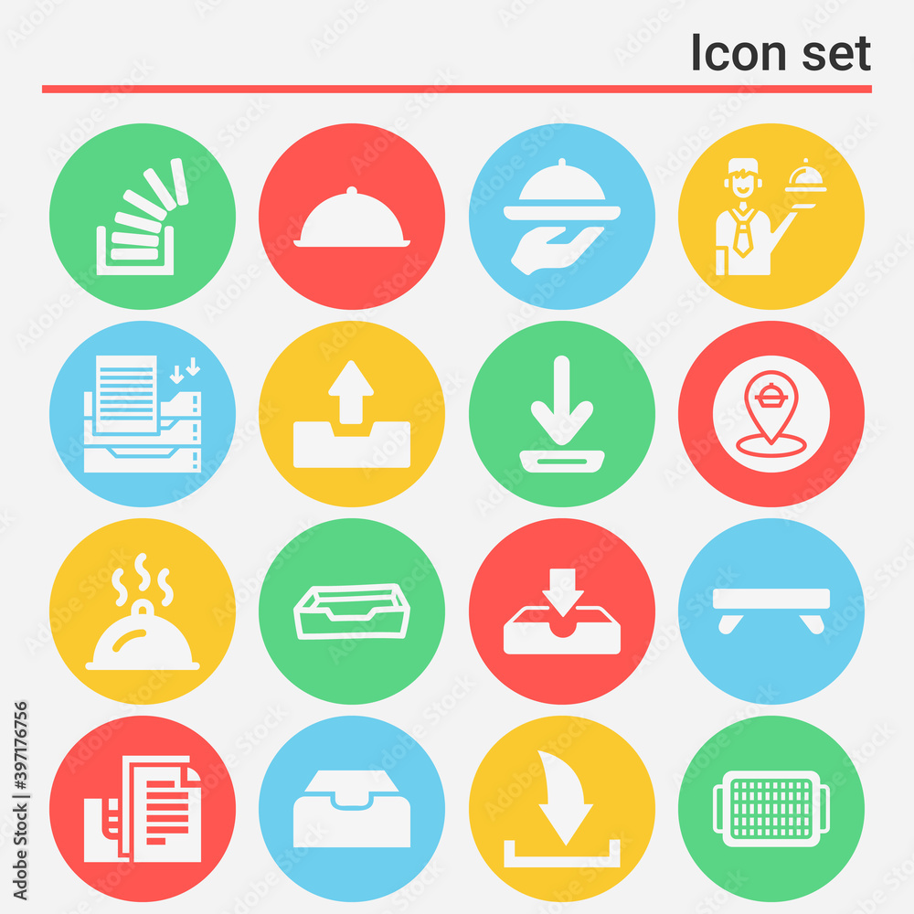 16 pack of lazy susan filled web icons set 16 pack of lazy susan filled web icons set