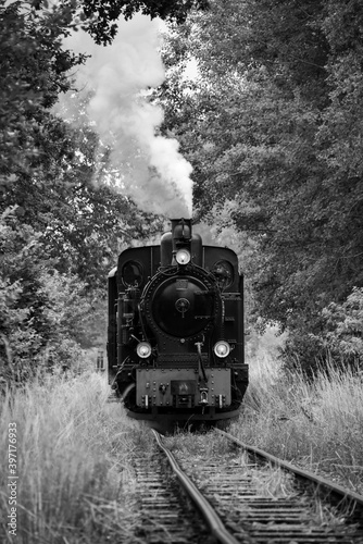 Dampflokomotive Eisenbahn Sauerländer Kleinbahn Graustufen Schwarz weiß Plettenberg Lok Schmalspurbahn Deutschland Nostalgie Romantik Zug Oldtimer Sauerland Vintage Geschichte