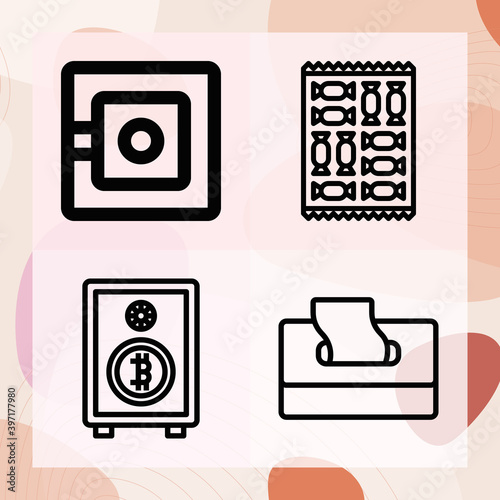 Simple set of turtle related lineal icons