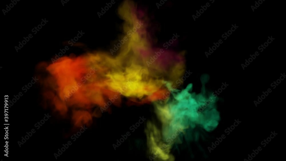 Colorful powder explosion, Luma Matte attached.mov Colorful powder explosion, Luma Matte attached.mov
