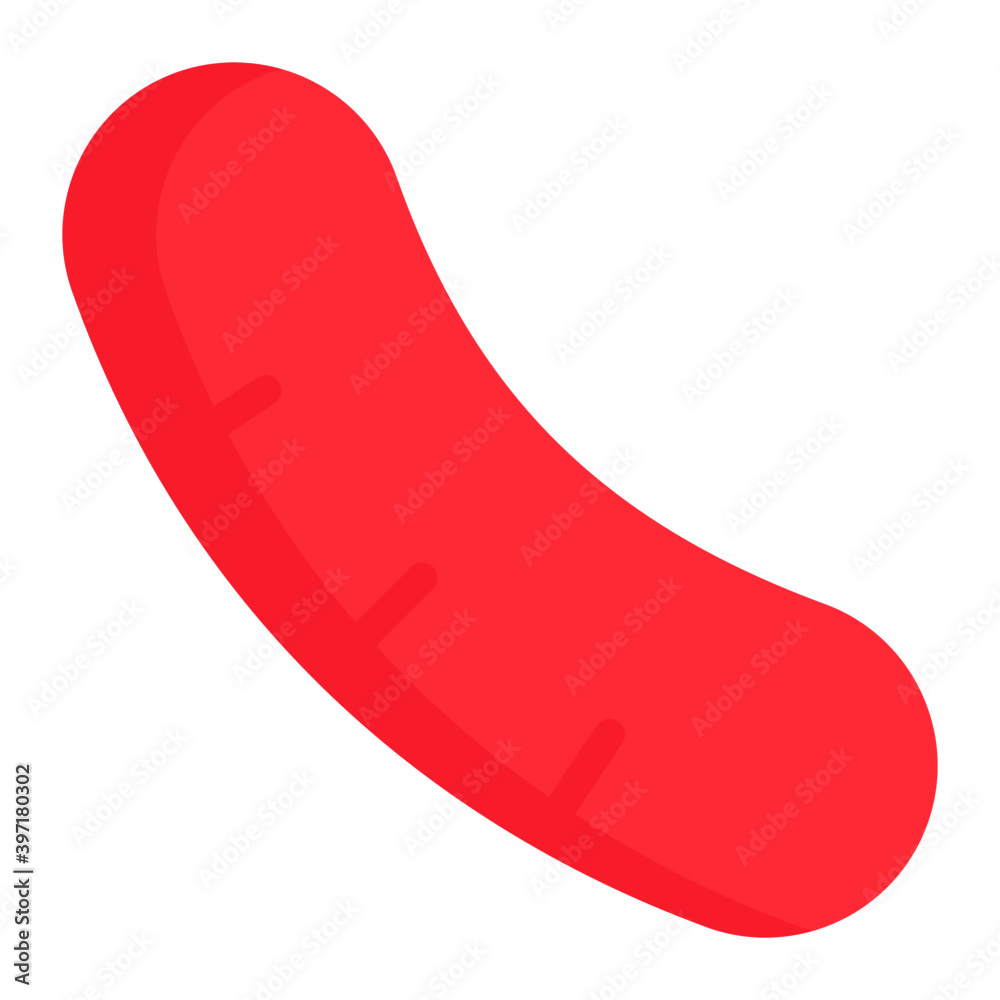 sausage icon with flat style. Suitable for website design, logo, app and ui. sausage icon with flat style. Suitable for website design, logo, app and ui.