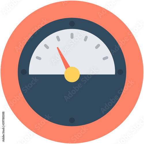 
Speedometer Vector Icon
