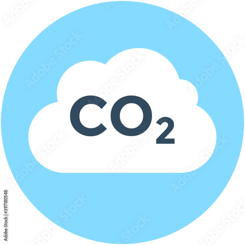 
Carbon Dioxide Vector Icon
