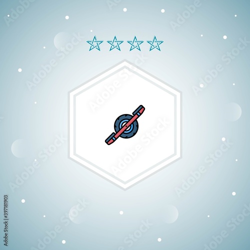     hoverboard vector icon modern