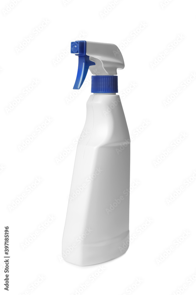 Spray bottle of cleaning product isolated on white Spray bottle of cleaning product isolated on white