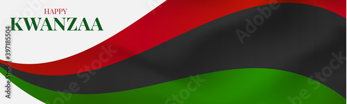 Free Download Kwanzaa banner. Traditional african american ethnic holiday design concept. Green, red, and black colors. Vector illustration. - GFXLoad