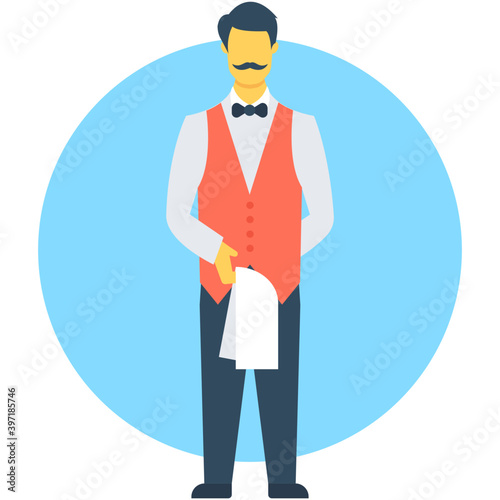 
Butler Vector Icon
