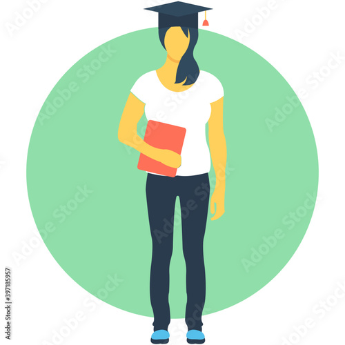 
Graduate Vector Icon
