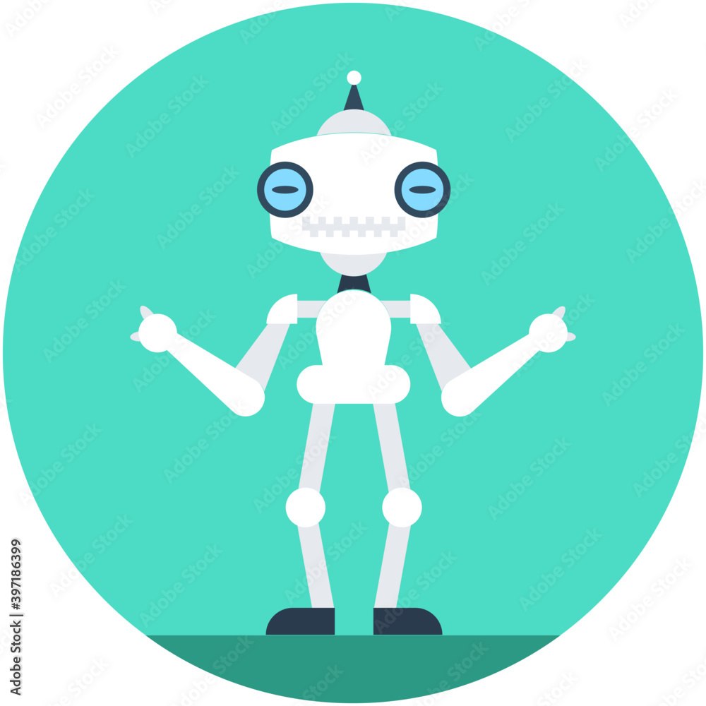 Robotics Flat Vector Icon
Robotics Flat Vector Icon