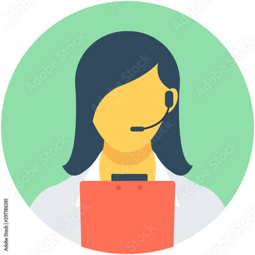 
Secretary Vector Icon
