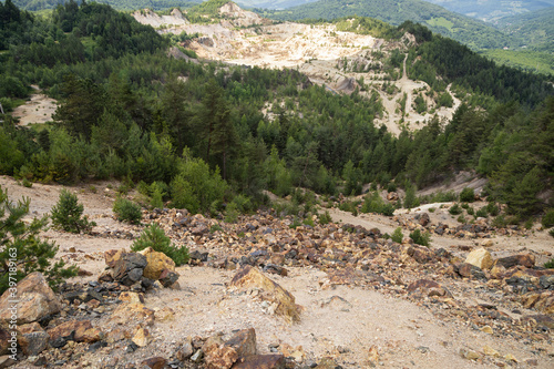 Apuseni mountains on summertime photo