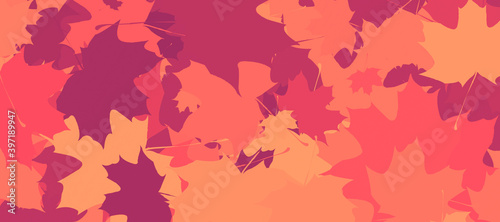 abstract vintage colorful watercolor autumn fall leaves leaf maple nature wallpaper background bg ground texture art