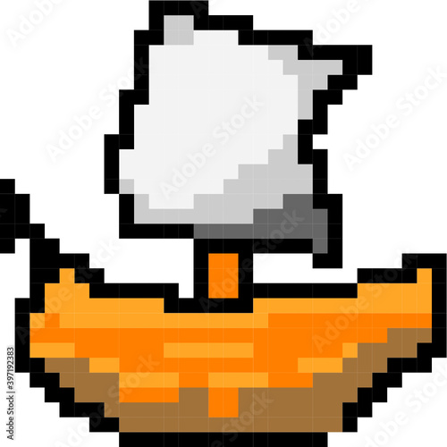 ドット絵・船 Pixel Art / Ship