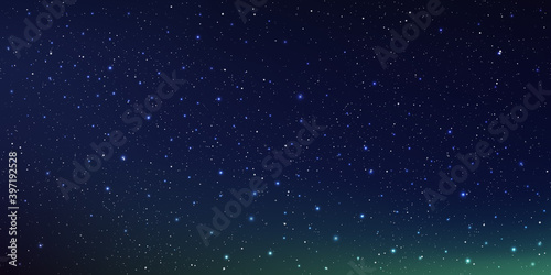Fototapeta Naklejka Na Ścianę i Meble -  Beautiful milky way galaxy background with nebula cosmos. Stardust in deep universe and bright shining stars in universe. Vector illustration.