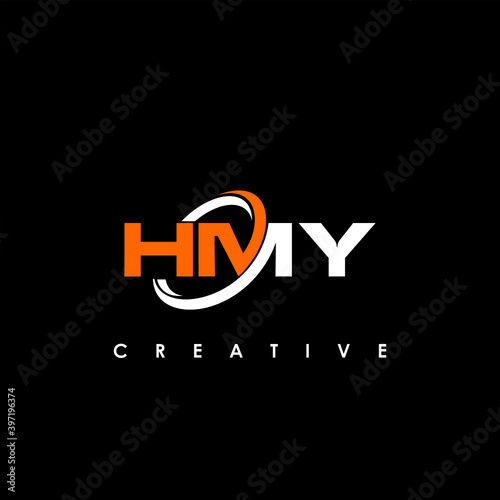 HMY Letter Initial Logo Design Template Vector Illustration 