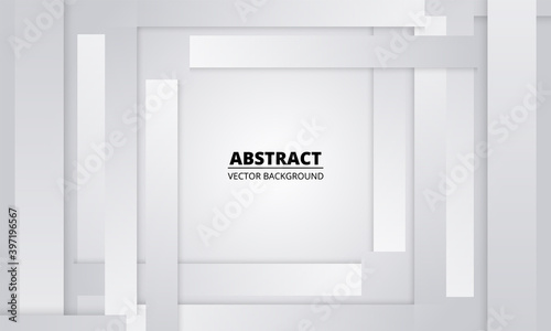 White and gray abstract background with silver lines and shadows. Modern grey diagonal abstract texture. Modern light banner with pepper lines. Vector illustration EPS10.