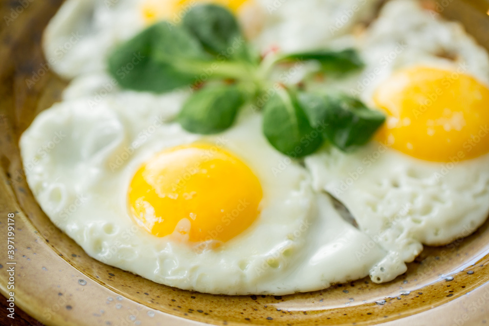 fried eggs-three eggs with herbs fried eggs-three eggs with herbs