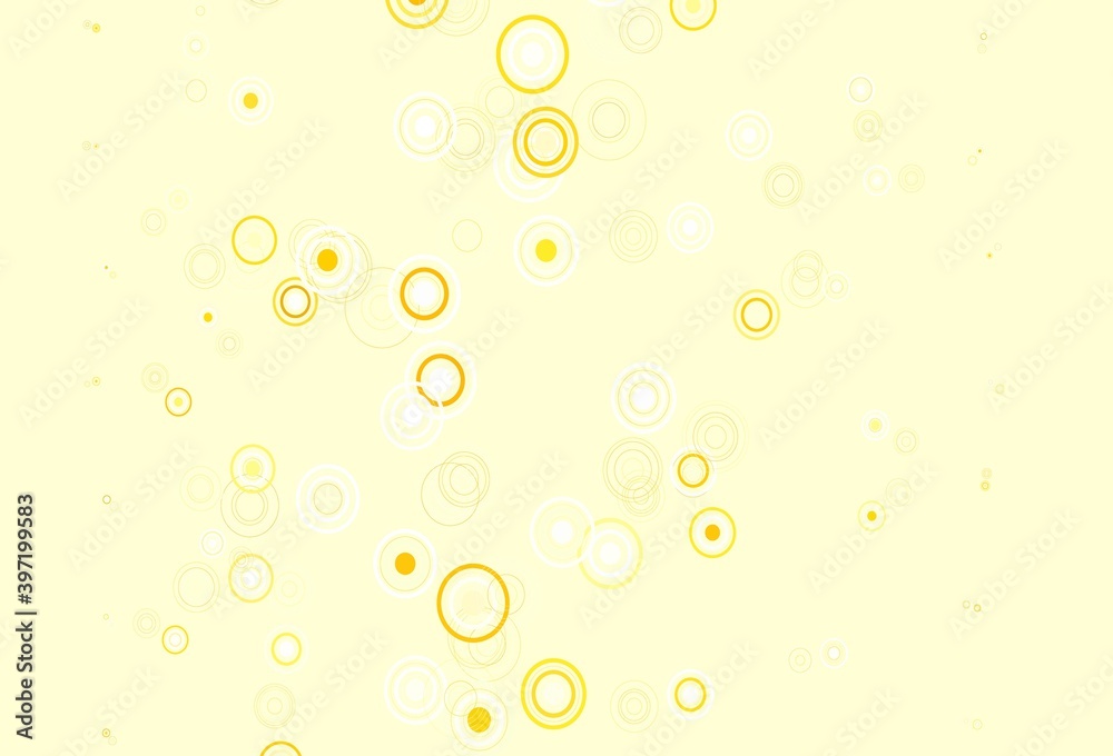 Light Green, Yellow vector pattern with spheres. Light Green, Yellow vector pattern with spheres.