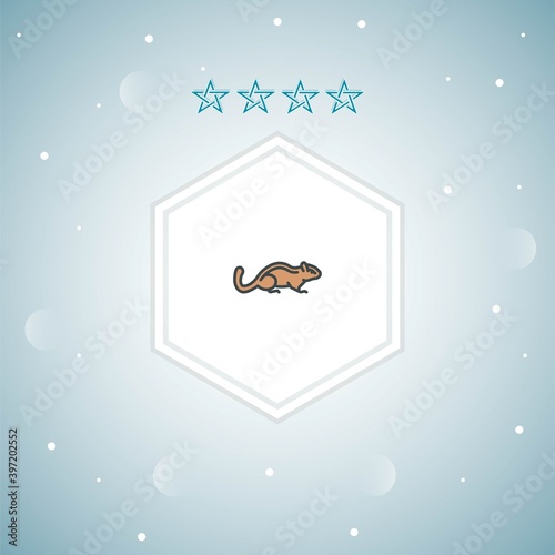 chipmunk vector icons