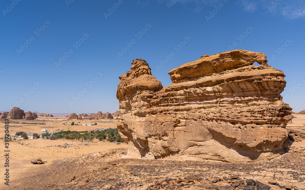 rock formation in the desert, Al Ala, Saudi Arabia 