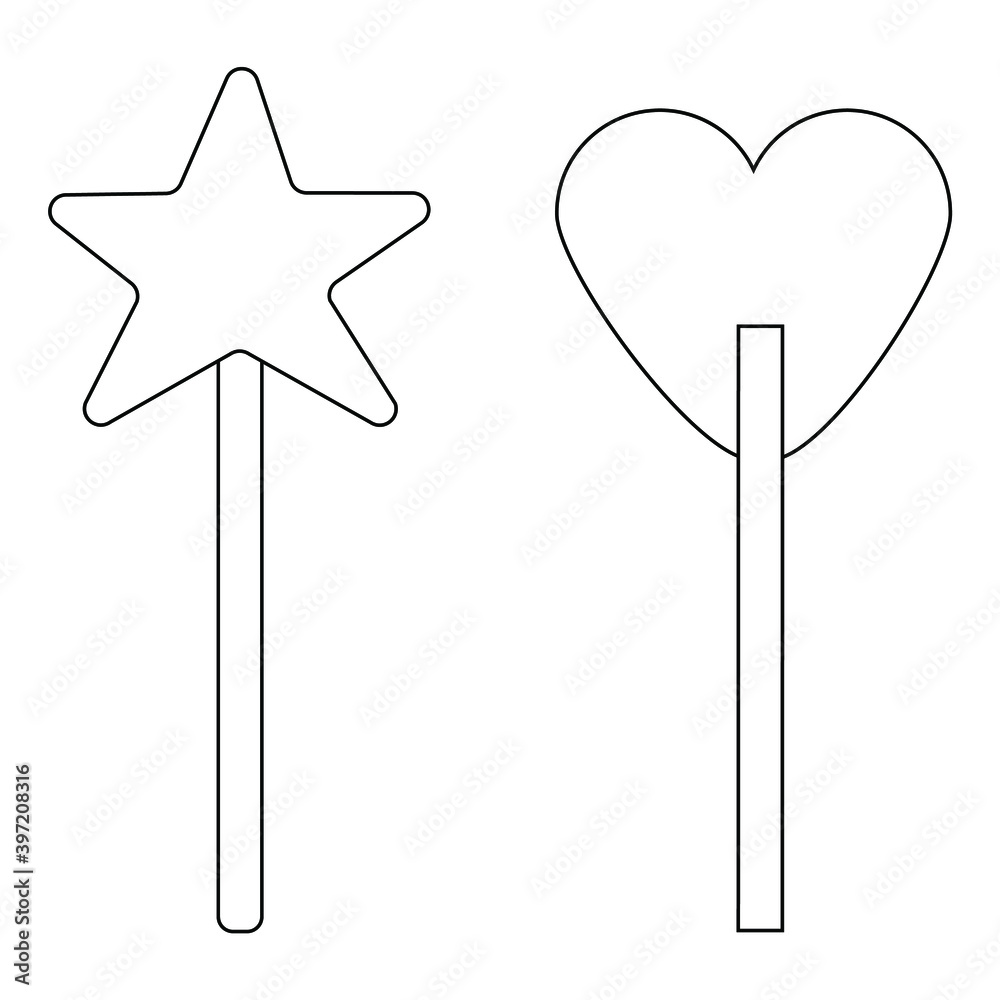 Various sweets for the holidays and every day. Lollipop in the form of a heart and star. Various sweets for the holidays and every day. Lollipop in the form of a heart and star.