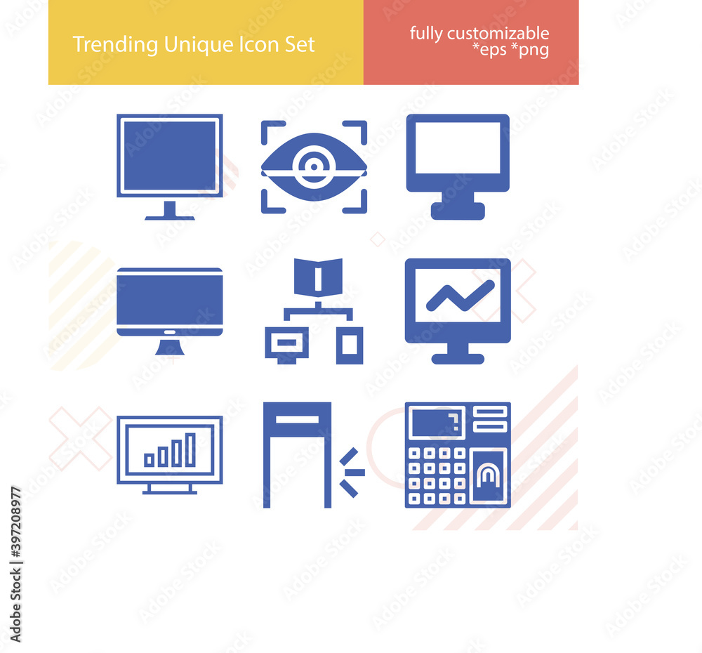 Simple set of detect related filled icons. Simple set of detect related filled icons.