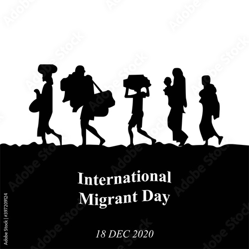 International Migrants Day Vector Illustration.
vektor eps 10