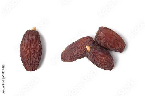 Dried dates fruits in studio