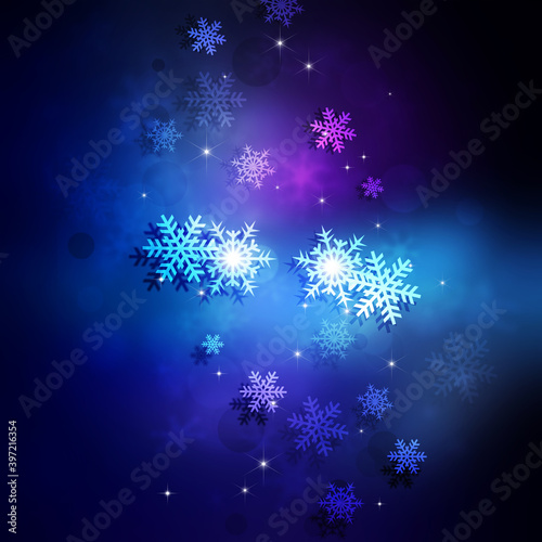 Blue Winter Background