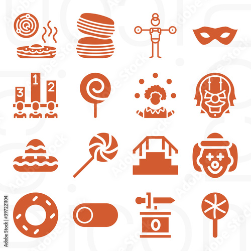 16 pack of dolphin  filled web icons set