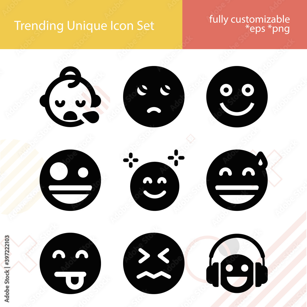 Simple set of glad related filled icons. Simple set of glad related filled icons.