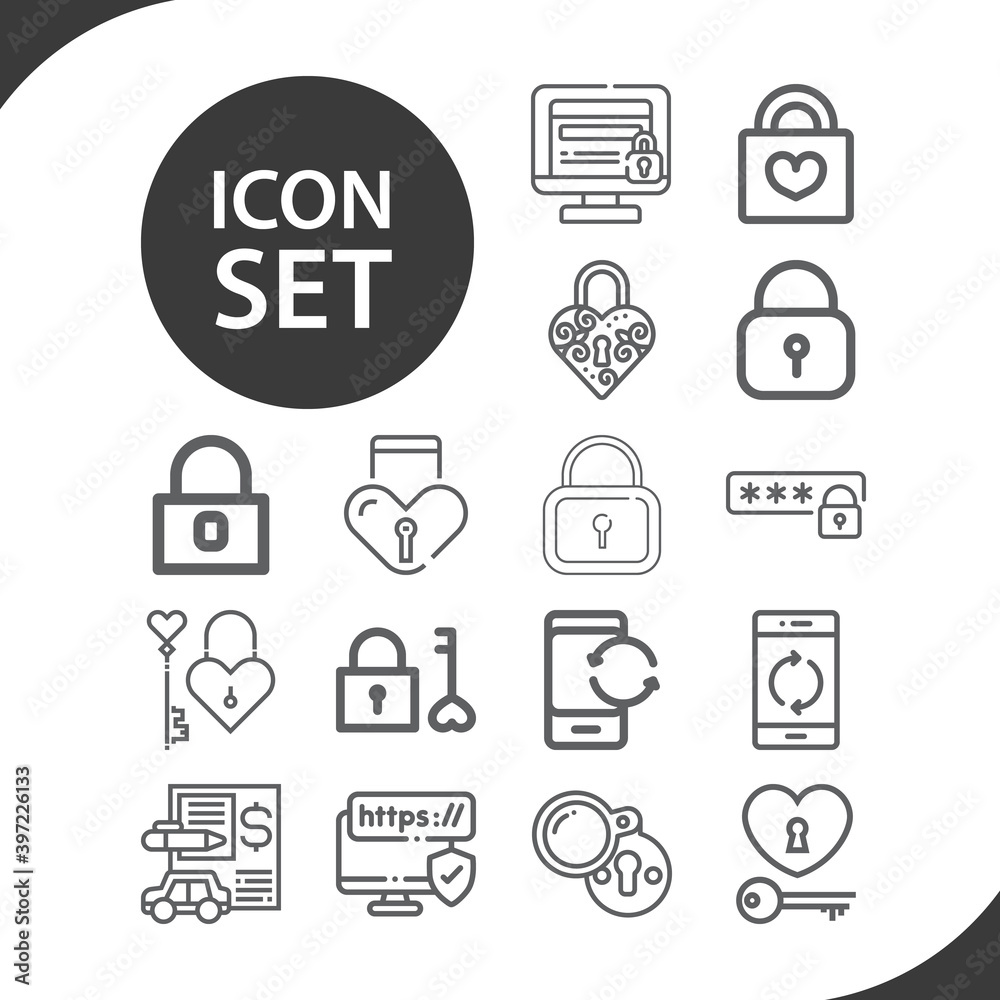 Simple set of attribute related lineal icons. Simple set of attribute related lineal icons.