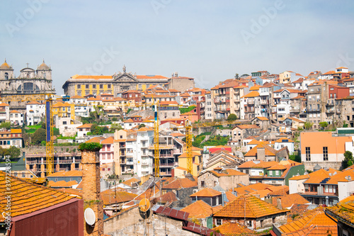 Old buildings and classical architecture, old city and panorama of Porto, Portugal, Europe